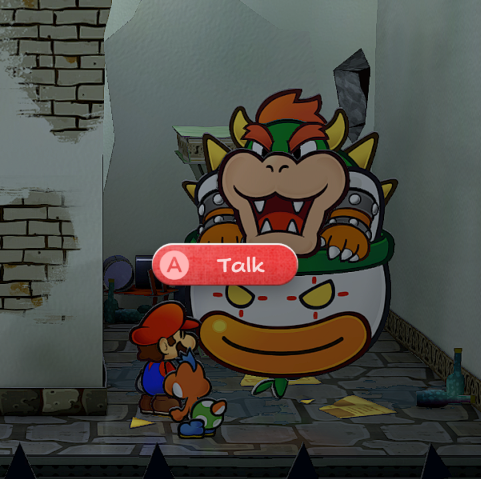 Screenshot of Paper Mario TTYD modded using Unsimplifier